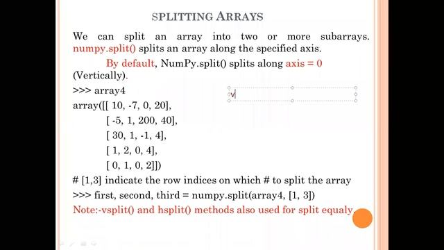 NUMPY (ARRAY VIDEO 3) смотреть онлайн