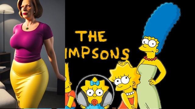 Нейросеть нарисовала персонажей из мультсериала Симпсоны. (The Simpsons)