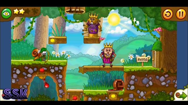 Game for children Snail Bob\ Игра для детей Улитка Боб  \ Gioco Spiel Gry Dla Dzieci Spelet Part 2 смотреть онлайн