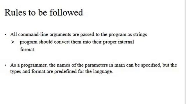 command line arguments  in C