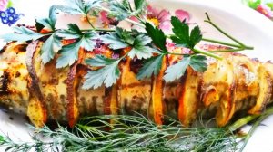 Скумбрия, запеченная в духовке (рецепт без фольги)! Вкусная рыбка!