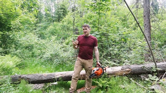 STIHL MS 170 или 180. Полный обзор бензопилы смотреть онлайн