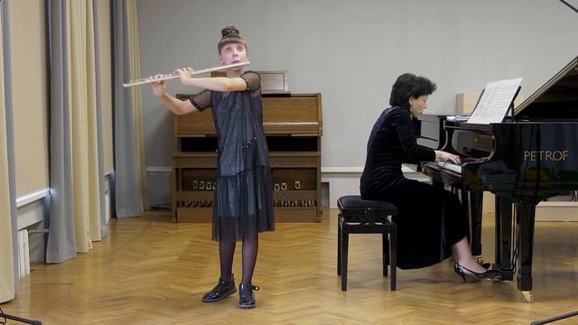 J. Andersen "Scherzino" Drozhnikova Anna  10 лет (флейта) Ольга Бер (ф-но) смотреть онлайн