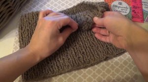 DIY Простой мужской СНУД спицами / Обзор