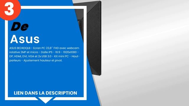 Les 5 meilleurs moniteurs avec webcam intégrée смотреть онлайн