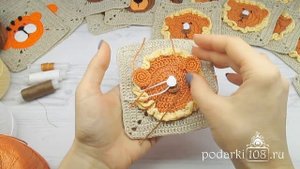 Детский плед крючком. Мастер-класс (ч. 3) "Вязаный детский плед звери: мишки, львы, тигры и зайчики