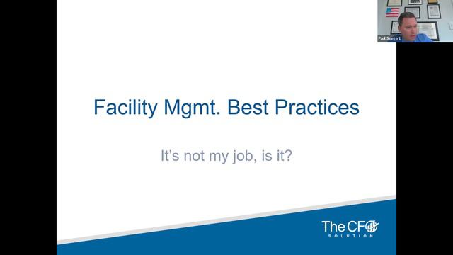 CFO FORUM: Best Practices in Facility Management & Cyber Security