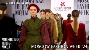 ALISIA FIORI. Показ коллекции 2024 на Moscow Fashion Week / Весна 2024. Дизайнер бренда Ирина Шарова