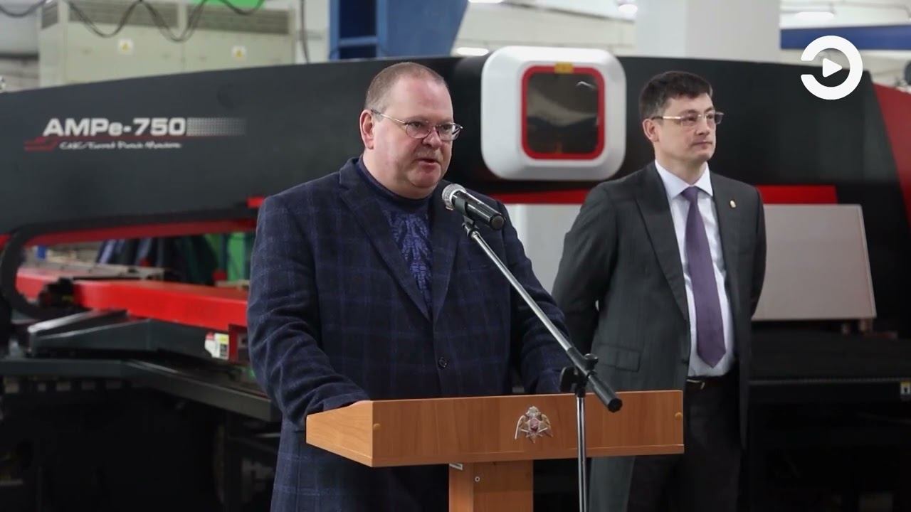 Губернатор Олег Мельниченко посетил одно из крупнейших предприятий по производству электроприборов