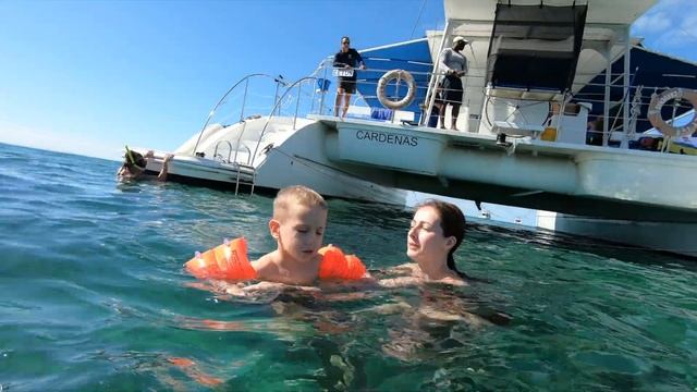 Куба, Варадеро 2021. Морская прогулка на остров Кайо Бланко. смотреть онлайн