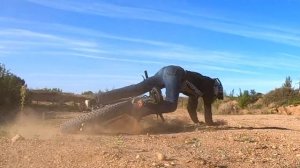 Падение с электровелосипеда. РЕЗКО нажал передний ТОРМОЗ. Falling off an electric bike