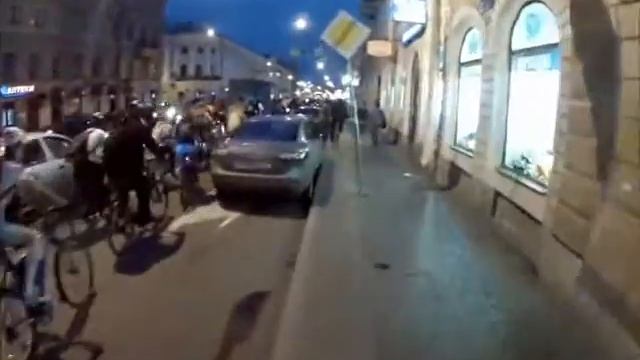 St.Petersburg. bike  Санкт-Петербург, велоночь 14 июля 2012