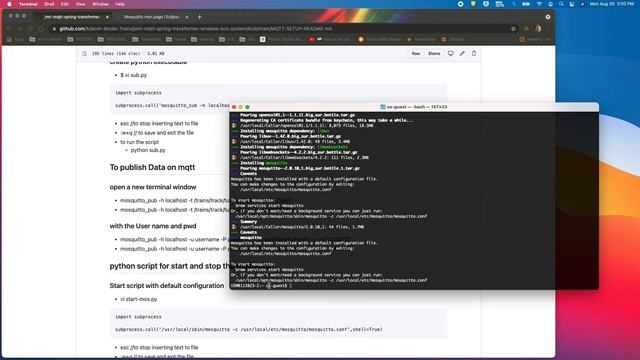 MOSQUITTO MQTT MESSAGE BROKER SETUP ON MAC STEP BY STEP Model Trains смотреть онлайн
