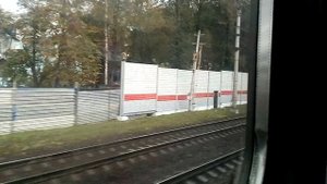 Ярославский вокзал электропоезд ЭД4М-0387 Рекс Москва-Сергиев Посад