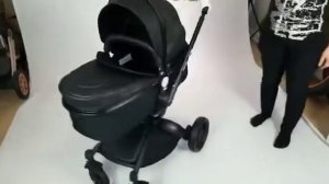 Aulon коляска с перекидной ручкой. Эко-кожа.