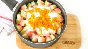 Варенье из арбузных корок с апельсином