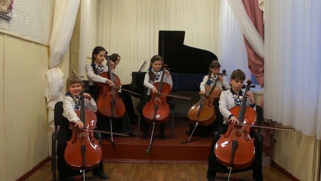 Ансамбль ''Beautiful cello'' Попурі на мелодії народів світу Черкаси ДМШ №3