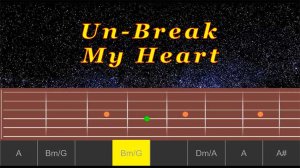 Un-Break My Heart (cover) | Гитара на одной струне