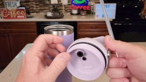 NEW! Stanley IceFlow Tumbler Leak-proof Flip Straw Lavender Review