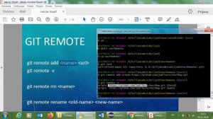 GIT REMOTE - commands add, -v, rename and rm - Lekcija 10