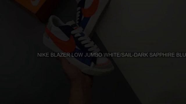 [UNBOXING NOW] Nike Blazer Low Jumbo White/Sail-Dark Sapphire Blue-Safety Orange Online смотреть онлайн