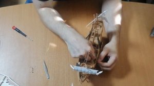 Первая модель корабля. Наконец-то до собирал и покрасил