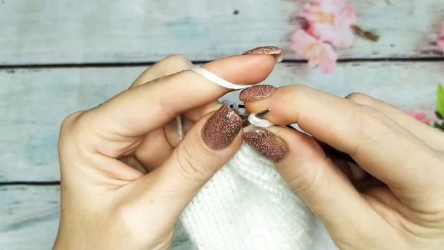 МК.Простая шапочка из пуха норки.