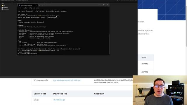 VMware Tanzu Community Edition Installation and creating an unmanaged Kubernetes cluster смотреть онлайн