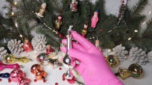 Показываю редчайшую,  каталожную игрушку! /винтажные, антикварные елочные украшения СССР