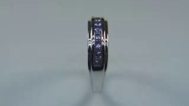 Tanzanite Half eternity Chanel set Ring from www.aurelais world of jewellery.com смотреть онлайн