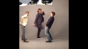 Jensen Ackles, Jared Padalecki, Misha Collins dancing