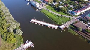Бобреневский наплавной мост. Коломна