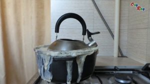 Как отмыть кастрюлю, чайник, посуду, столовые приборы от Oxy Ray. Организация хранения на кухне.