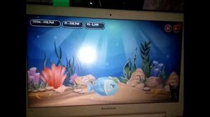 я побил рекорд и сировно не съел черепаху в игре   рыбка ест рыбку 3