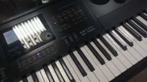 Casio wk-7600. Сохранение настроек в банки памяти