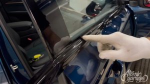 Оклейка Geely Monjaro полиуретановой, антигравийной пленкой | Антихром винилом