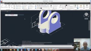 Auto CAD dasturida "совместний видио урок аксонаметрик проекцияларга" кесим бериш //