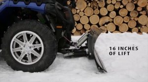 Быстросъемный отвал для снега на квадроцикл CLICKnGO2