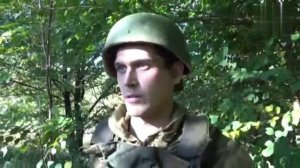 Кадры работы артиллеристов 1-й Славянской бригады по объектам противника.