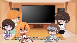 Soft Aftons react to Original Aftons || Elizabeth and C.C/Evan Afton || FNaF