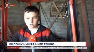 Милош (13) глава домаћинства: Од четврте године вози трактор, послије школе нема одмора