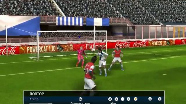 Гол Лусио в ворота Арсенала (FIFA 10 Online) смотреть онлайн
