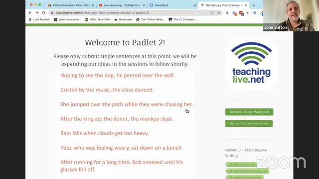 TeachingLive | Season 8 | Grammar | Week 4 | February 6th 11:00am смотреть онлайн