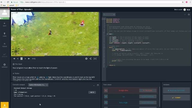 codingame.com #1