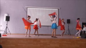 Инсценирование песни Закаты алые 4А класс СОШ №7 г Стрежевой