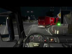 Euro Truck Simulator 2 - Киль до Росток, груз Радиаторы 15т, расстояние 213км