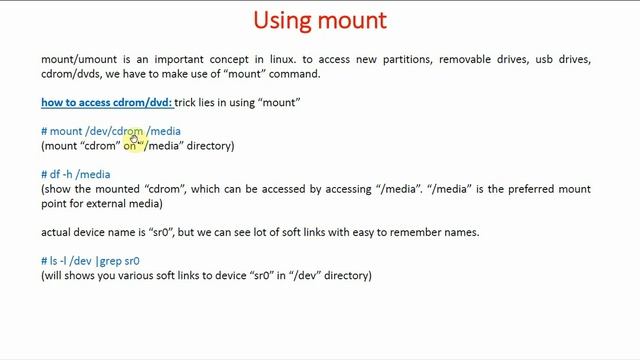 86 Using Mount and Umount in Linux - 1 | Linux Tutorial | Linux Commands | Linux for Beginners