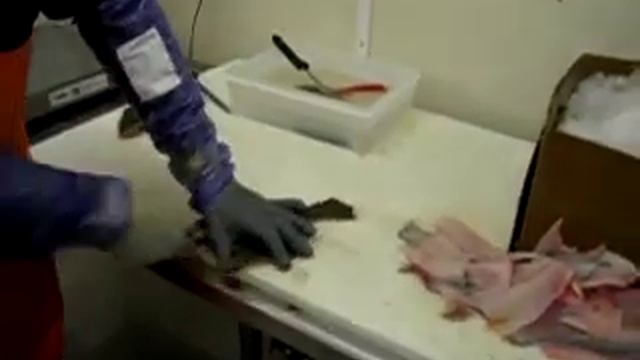 Быстрая разделка камбалы