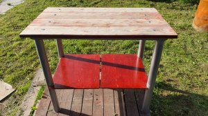 17. Наша дача - (июнь 2021 г.) 17я серия. Стол хозяйственный на даче.