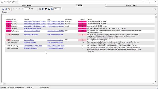 Visual CUT & sp_Blitz: Monitor SQL Servers with Auto-Refreshing Web Grid and Email Alerts. смотреть онлайн